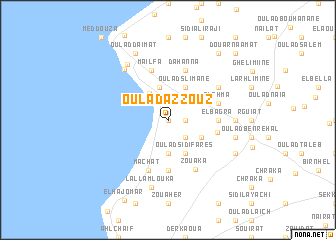 map of Oulad Azzouz