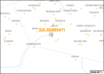 map of Oulad Bakhti