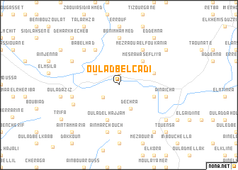 map of Oulad Bel Cadi