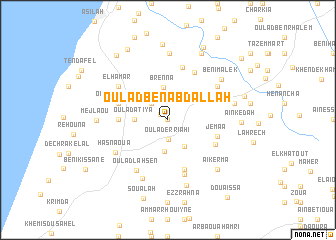 map of Oulad Ben Abdallah