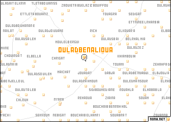 map of Oulad-Ben-Alioua