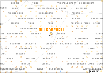 map of Oulad Ben Ali