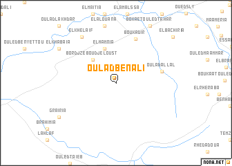 map of Oulad Ben Ali