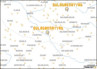 map of Oulad Ben Ayyad