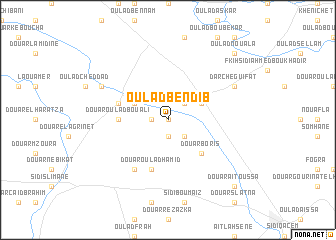 map of Oulad Ben Dib