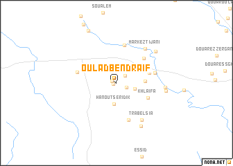 map of Oulad Ben Draïf