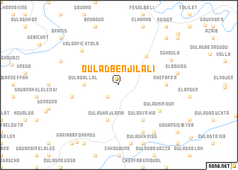 map of Oulad Ben Jilali