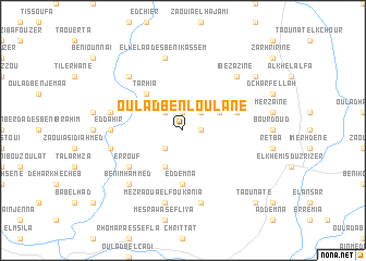 map of Oulad Ben Loulane