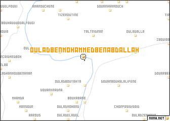 map of Oulad Ben Mohammed Ben Abdallah