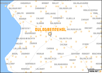 map of Oulad Ben Rehal