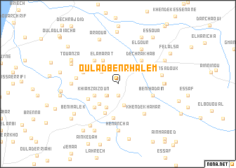 map of Oulad Ben Rhalem