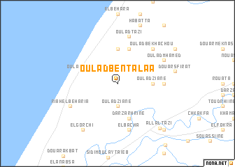 map of Oulad Ben Talâa