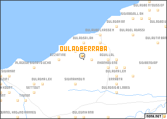 map of Oulad Berraba