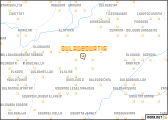 map of Oulad Bou ʼAtia