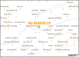 map of Oulad Bou Azza