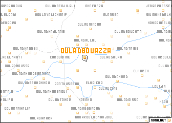 map of Oulad Bou Azza