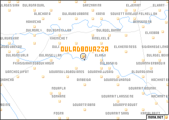 map of Oulad Bou Azza