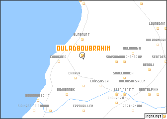 map of Oulad Bou Brahim