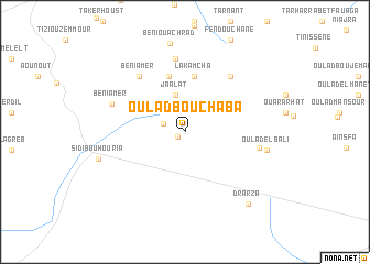 map of Oulad Bouchaba