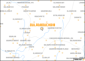 map of Oulad Bou Chaïb