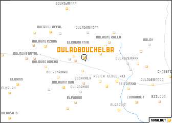 map of Oulad Bou Chelba