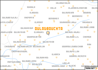 map of Oulad Bouchta