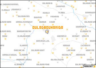 map of Oulad Bouhamida