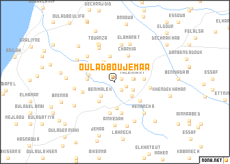 map of Oulad Boujemaa