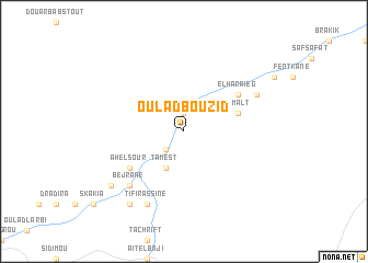 map of Oulad Bouzid