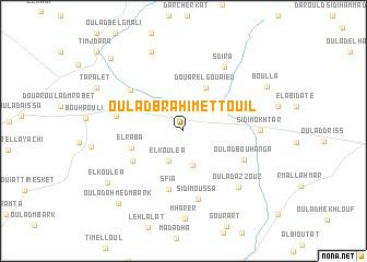 map of Oulad Brahim et Touil