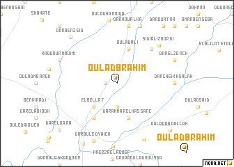 map of Oulad Brahim