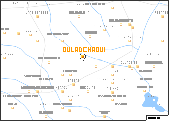 map of Oulad Chaoui