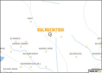 map of Oulad Chitoui