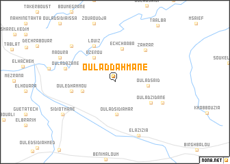 map of Oulad Dahmane