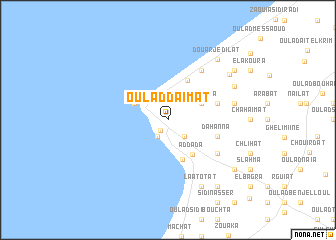 map of Oulad Daïmat