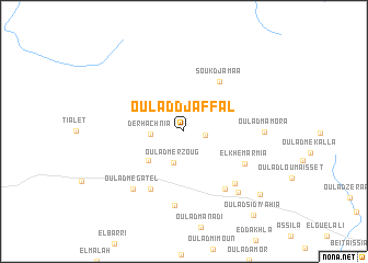map of Oulad Djaffal