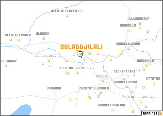 map of Oulad Djilali