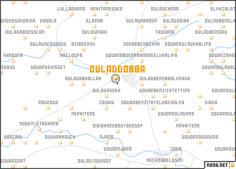 map of Oulad Dobba