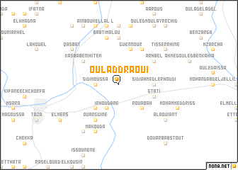 map of Oulad Draoui