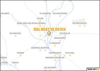 map of Oulad ech Cheïkh