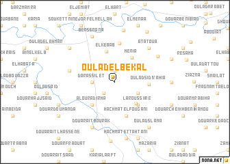 map of Oulad el Bekal