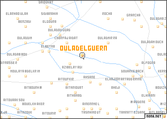 map of Oulad el Guern