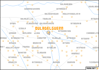 map of Oulad el Guern