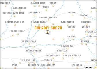 map of Oulad el Guern