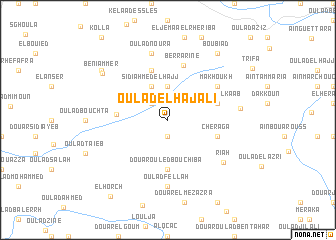 map of Oulad el Haj Ali