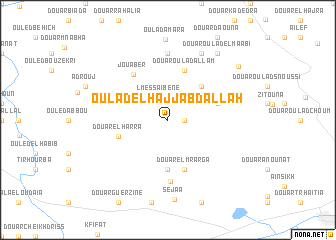 map of Oulad el Hajj Abdallah