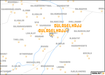 map of Oulad el Hajj