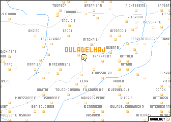 map of Oulad el Haj