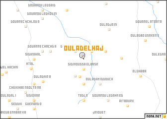 map of Oulad el Haj