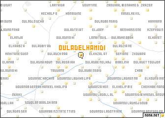 map of Oulad el Hamidi